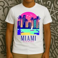 Retro Miami Florida T-Shirt