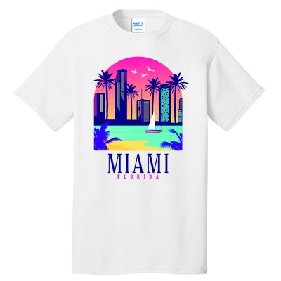 Retro Miami Florida Tall T-Shirt