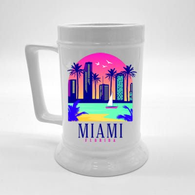 Retro Miami Florida Beer Stein