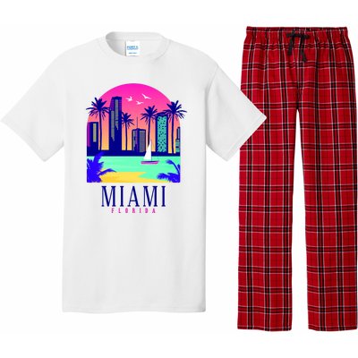 Retro Miami Florida Pajama Set