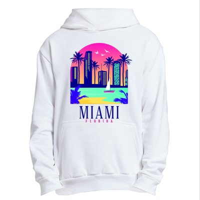 Retro Miami Florida Urban Pullover Hoodie