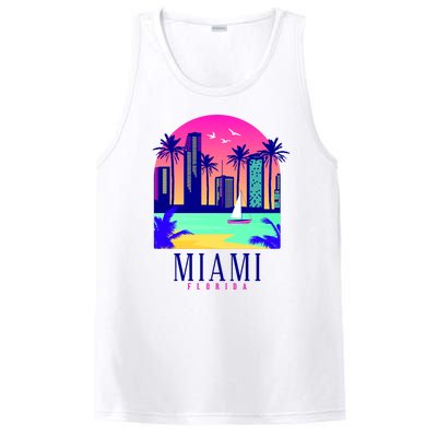 Retro Miami Florida PosiCharge Competitor Tank