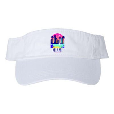 Retro Miami Florida Valucap Bio-Washed Visor