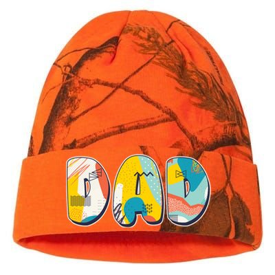 Retro Mod Pattern Dad Logo Kati Licensed 12" Camo Beanie