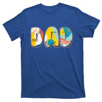 Retro Mod Pattern Dad Logo T-Shirt