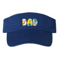 Retro Mod Pattern Dad Logo Visor