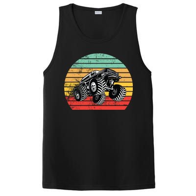 Retro Monster Truck Emblem PosiCharge Competitor Tank