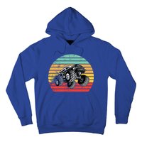 Retro Monster Truck Emblem Hoodie