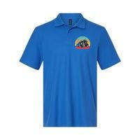 Retro Monster Truck Emblem Polo
