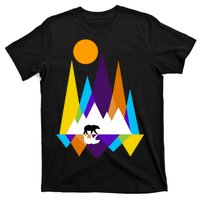 Retro Mount Bear Sunset T-Shirt