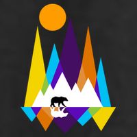 Retro Mount Bear Sunset Beanie