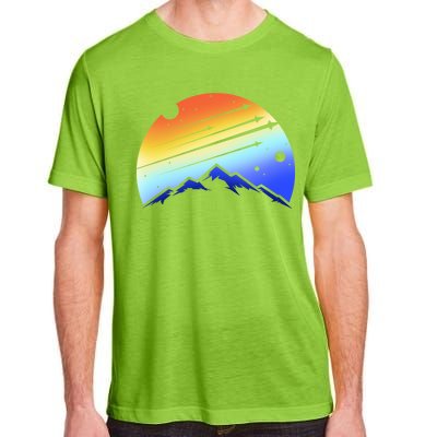 Retro Mountain Stars Adult ChromaSoft Performance T-Shirt