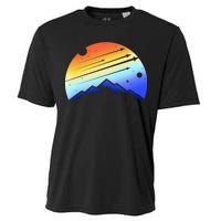 Retro Mountain Stars Cooling Performance Crew T-Shirt