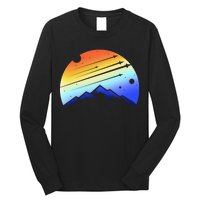 Retro Mountain Stars Long Sleeve Shirt