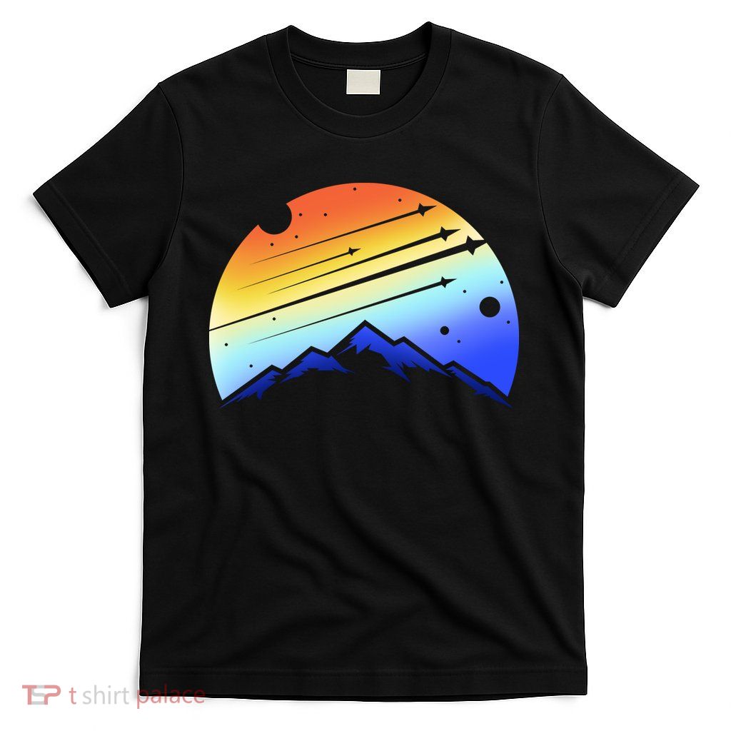 Retro Mountain Stars T-Shirt