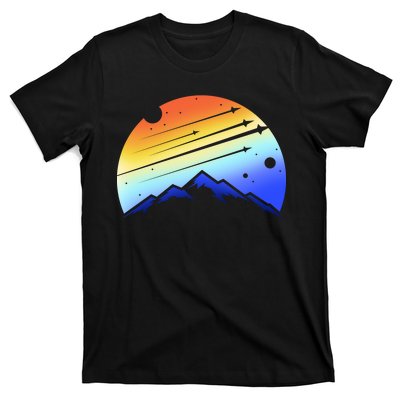 Retro Mountain Stars T-Shirt