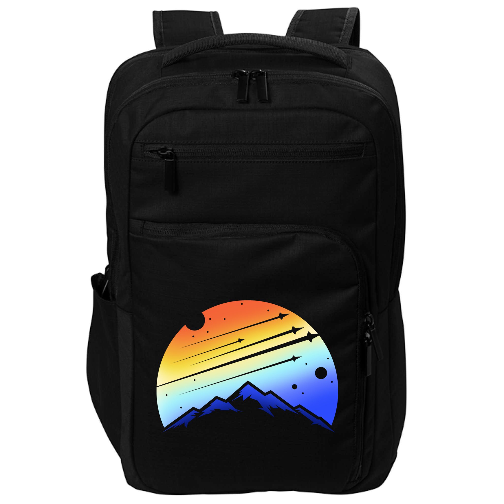 Retro Mountain Stars Impact Tech Backpack