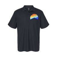 Retro Mountain Stars Softstyle Adult Sport Polo