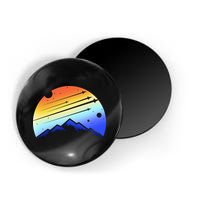 Retro Mountain Stars Magnet