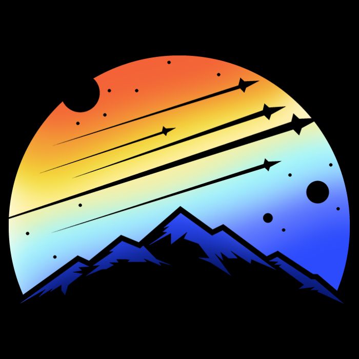 Retro Mountain Stars Premium T-Shirt