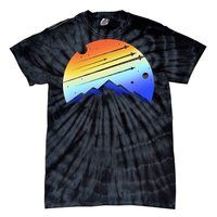 Retro Mountain Stars Tie-Dye T-Shirt