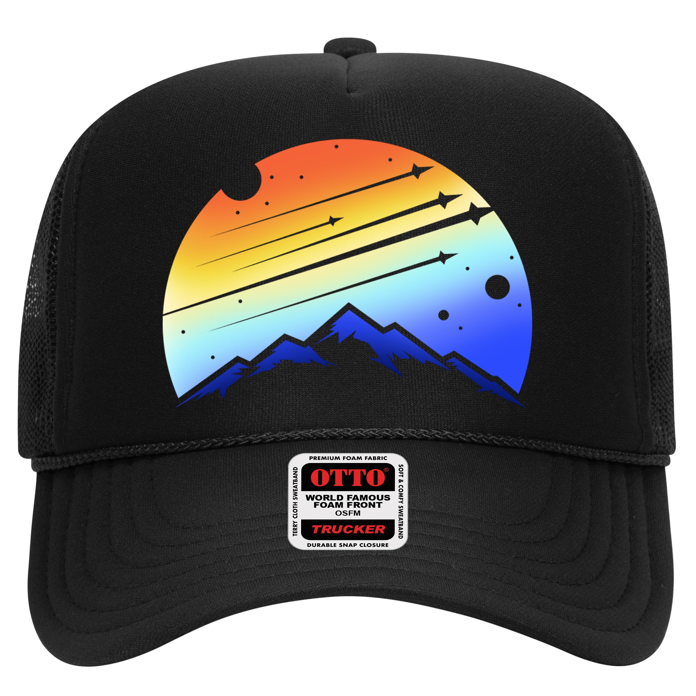 Retro Mountain Stars Hat