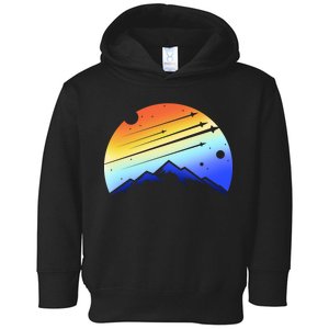 Retro Mountain Stars Toddler Hoodie