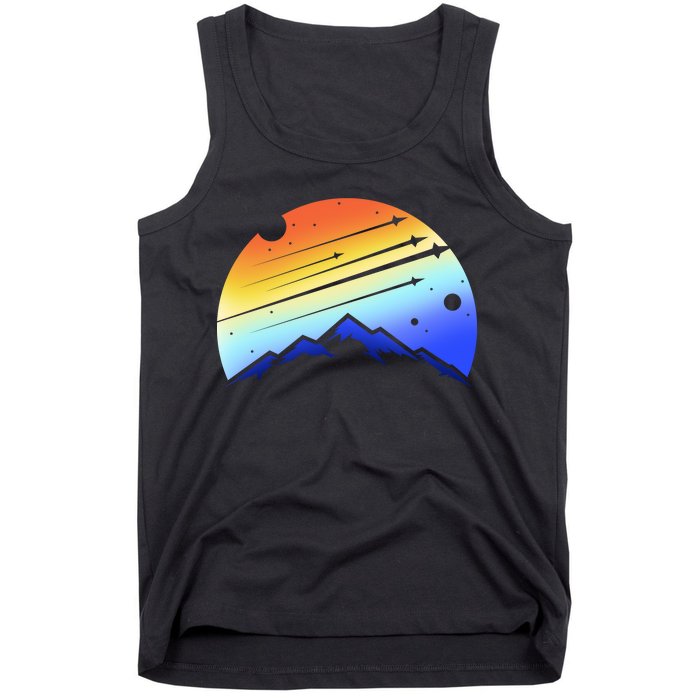 Retro Mountain Stars Tank Top