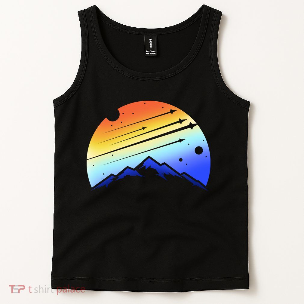 Retro Mountain Stars Tank Top