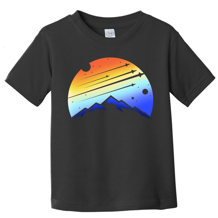 Retro Mountain Stars Toddler T-Shirt