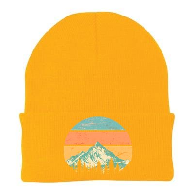 Retro Mountain Wilderness Vintage Knit Cap Winter Beanie