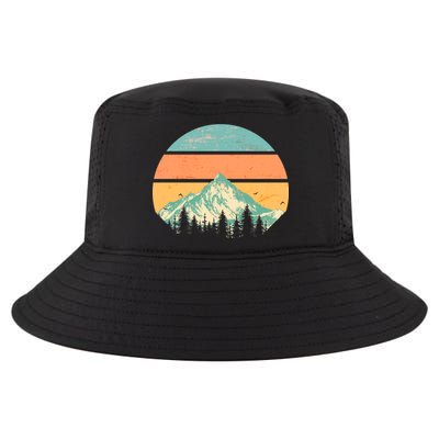 Retro Mountain Wilderness Vintage Cool Comfort Performance Bucket Hat