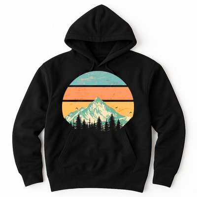 Retro Mountain Wilderness Vintage Hoodie