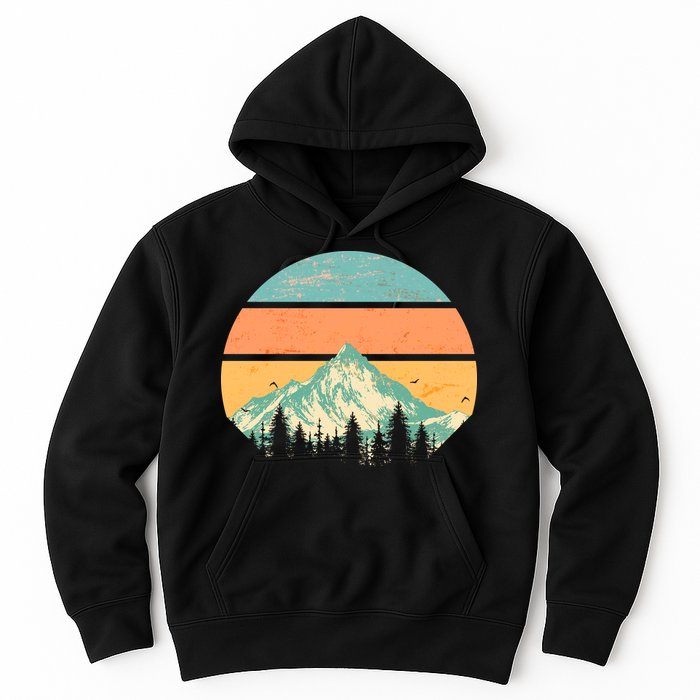 Retro Mountain Wilderness Vintage Hoodie