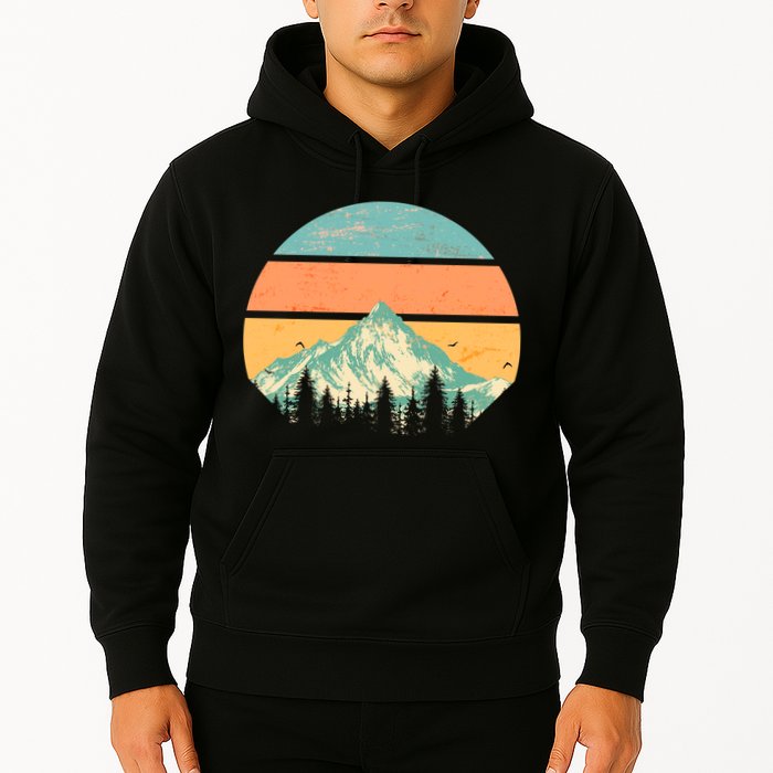 Retro Mountain Wilderness Vintage Hoodie