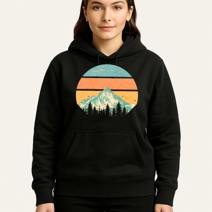 Retro Mountain Wilderness Vintage Hoodie