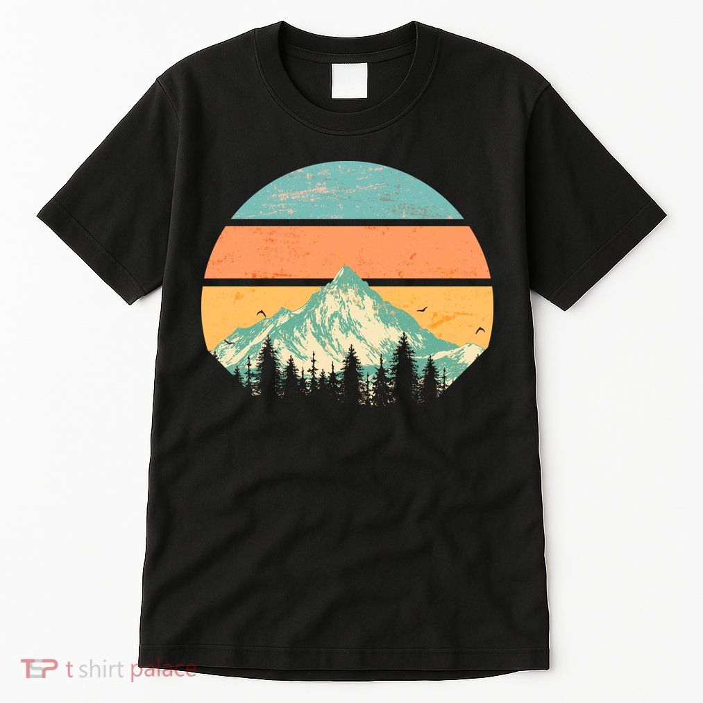 Retro Mountain Wilderness Vintage Tall T-Shirt