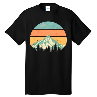 Retro Mountain Wilderness Vintage Tall T-Shirt