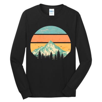 Retro Mountain Wilderness Vintage Tall Long Sleeve T-Shirt