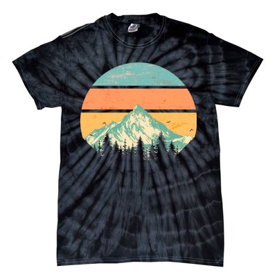 Retro Mountain Wilderness Vintage Tie-Dye T-Shirt