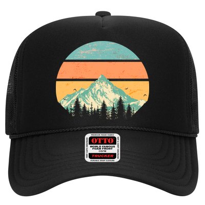 Retro Mountain Wilderness Vintage Trucker Hat