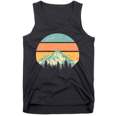 Retro Mountain Wilderness Vintage Tank Top