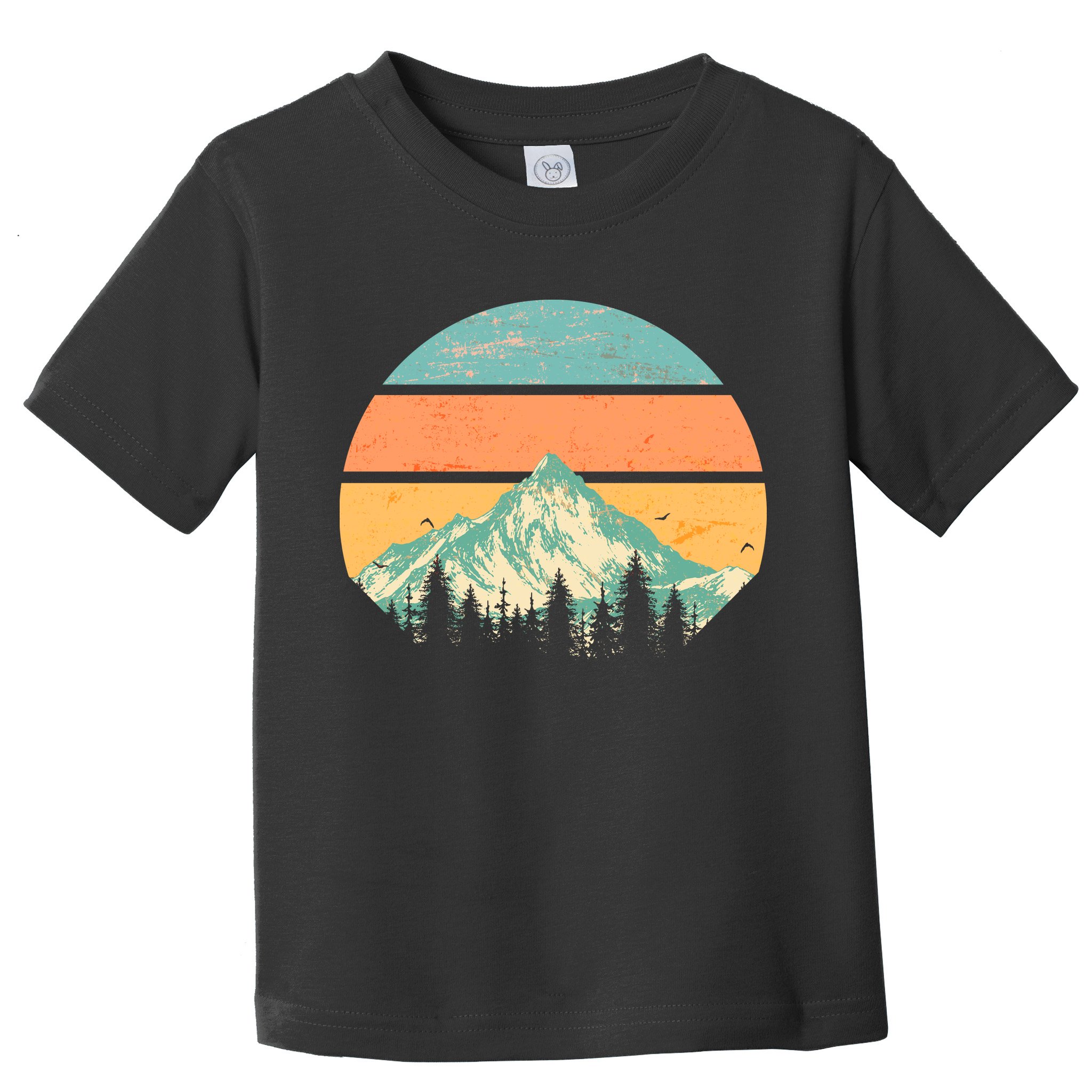Retro Mountain Wilderness Vintage Toddler T-Shirt