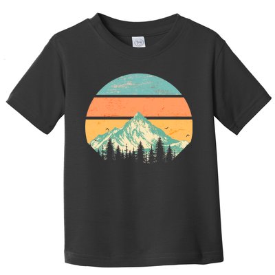 Retro Mountain Wilderness Vintage Toddler T-Shirt