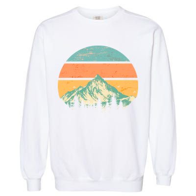 Retro Mountain Wilderness Vintage Garment-Dyed Sweatshirt