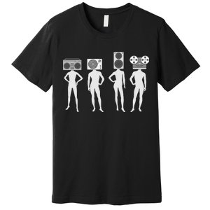 Retro Music Head Premium T-Shirt