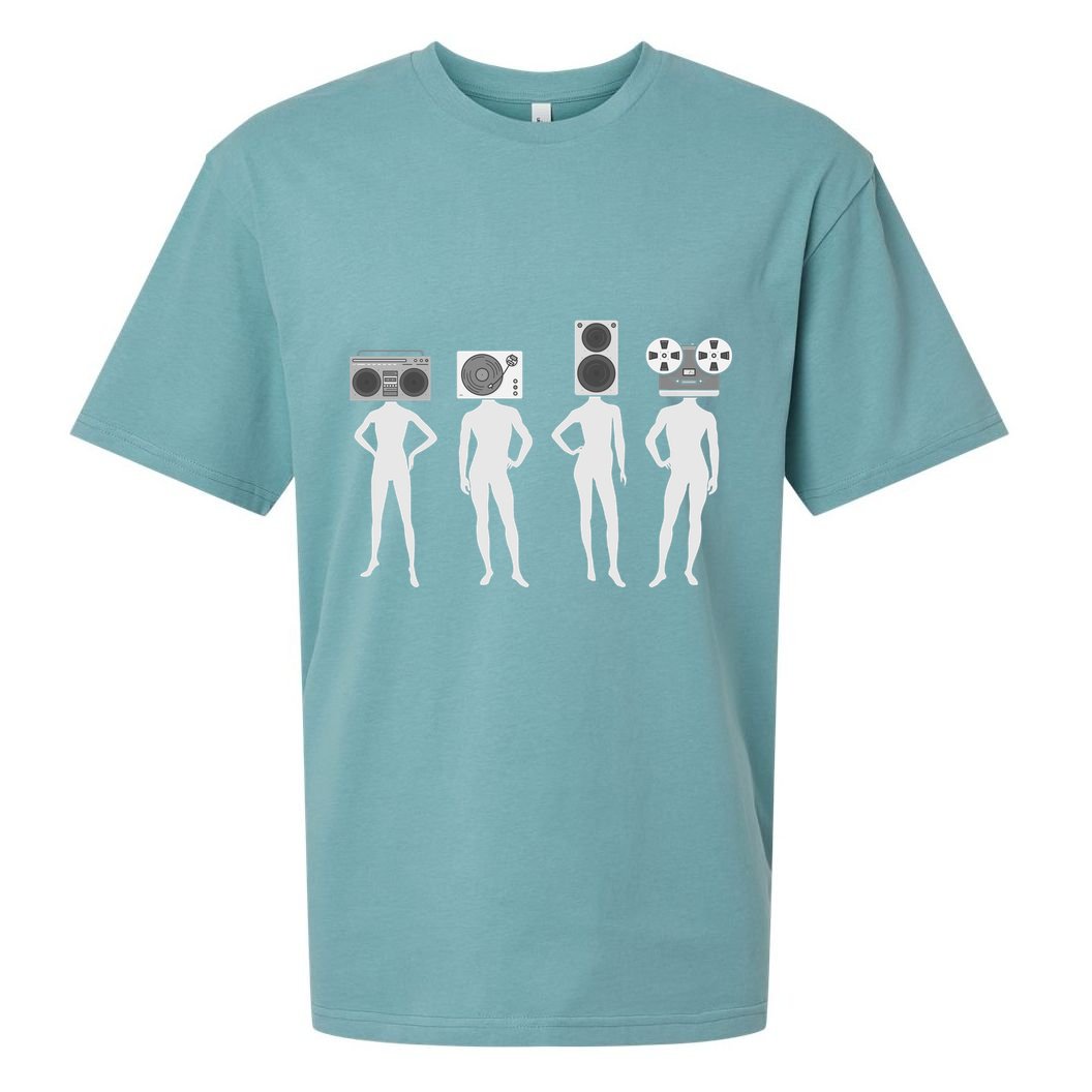 Retro Music Head Sueded Cloud Jersey T-Shirt