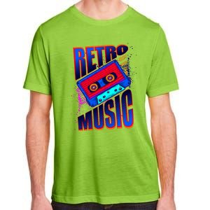 Retro Music Neon Adult ChromaSoft Performance T-Shirt