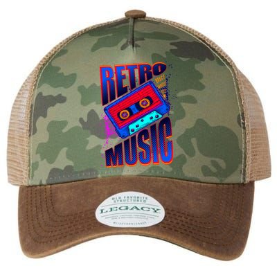 Retro Music Neon Legacy Tie Dye Trucker Hat