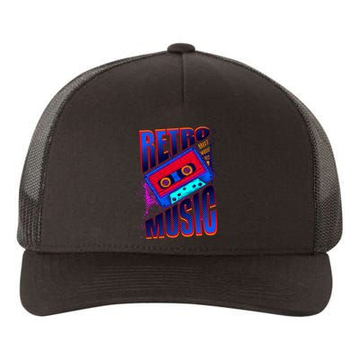 Retro Music Neon Yupoong Adult 5-Panel Trucker Hat